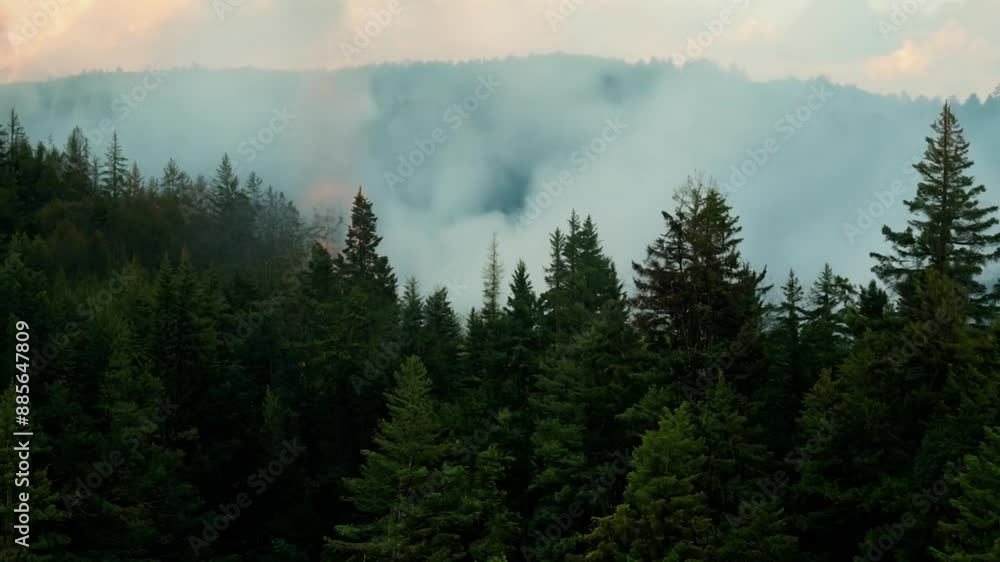 Wildfire Spreading Through Forest Generative AI Wildfire Spreading Through Forest Generative AI