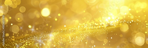 horizontal golden texture used as background, Bokeh style
