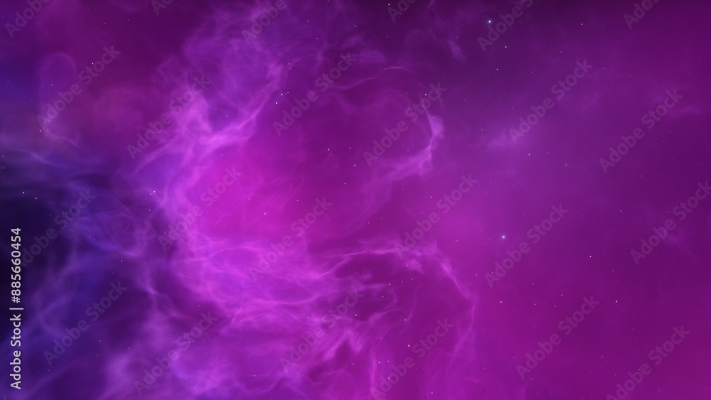 Fototapeta premium Illustration of a space cosmic background of supernova nebula and stars, glowing mysterious universe 