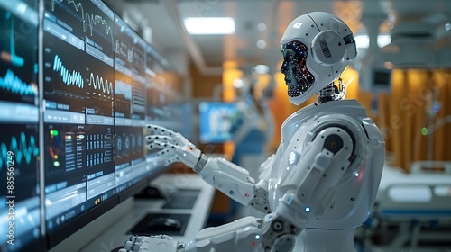 Healthcare robots administering medicine innovative control systems in a patient ward