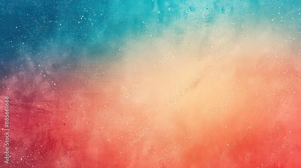 Vibrant abstract background with a gradient blend of blue, teal, orange, and red hues. Vibrant abstract background with a gradient blend of blue, teal, orange, and red hues.