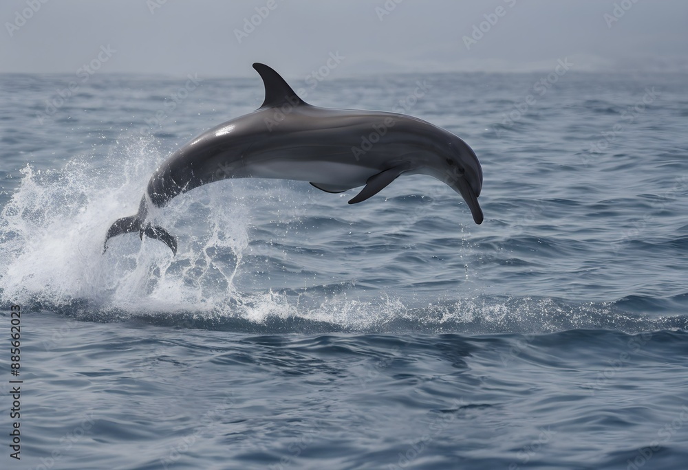 Naklejka premium dolphin in the water