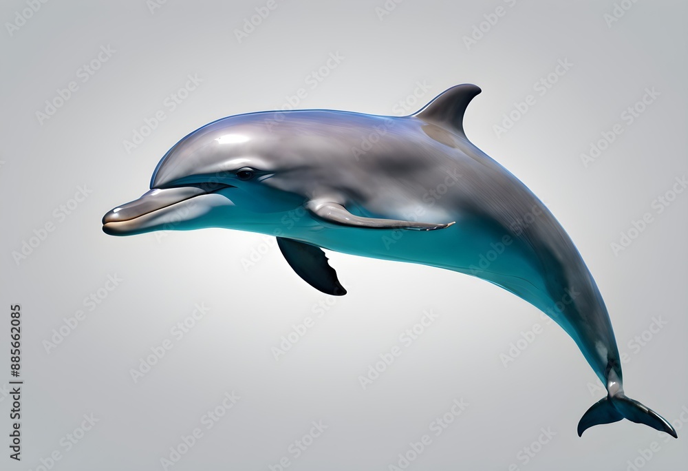 Fototapeta premium dolphin jumping out of water