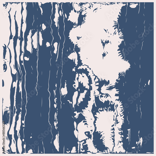 Shibori style textures, Japanese dyeing technique, painting DIY