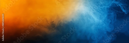 Captivating blue and orange gradient digital artwork with a striking and visually compelling composition,perfect for creating stunning backgrounds,digital designs,and aesthetically pleasing visuals. © Mickey