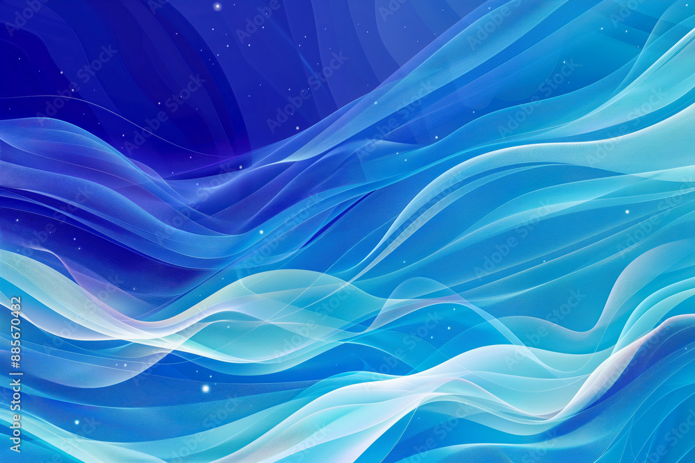 Blue background illustration
