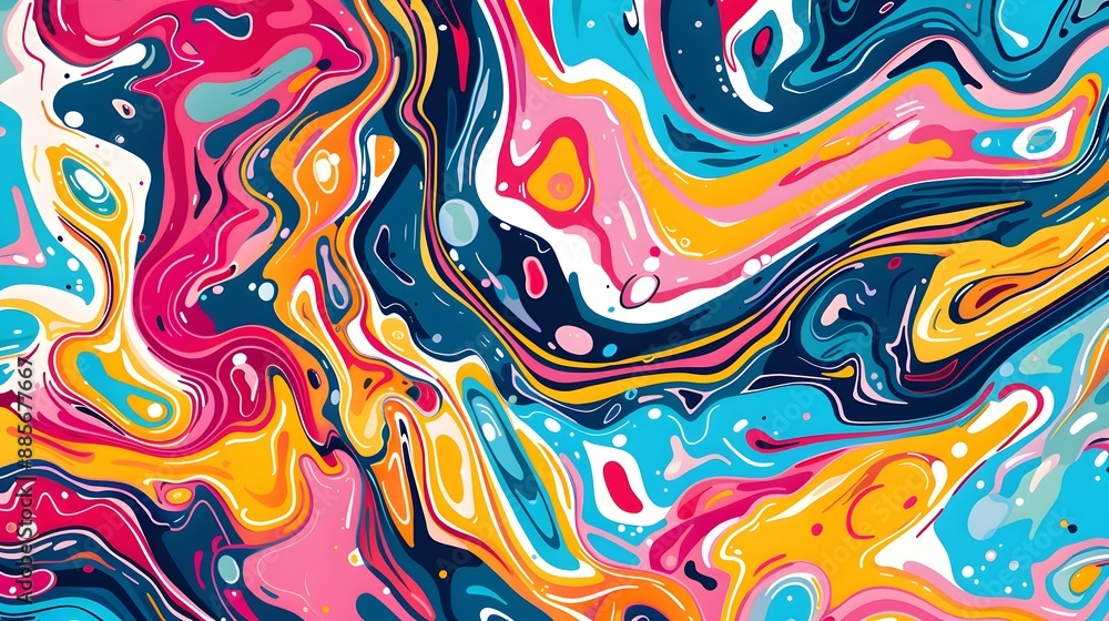 Vibrant Psychedelic Swirling Patterns for Apparel and Digital Design Vibrant Psychedelic Swirling Patterns for Apparel and Digital Design
