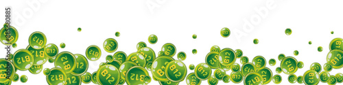 Vitamin B12 messy round pills.