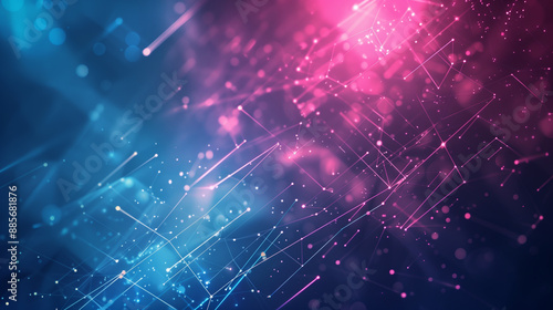 Technology-Inspired Background Wallpaper: Blue, Pink, Grey Palette