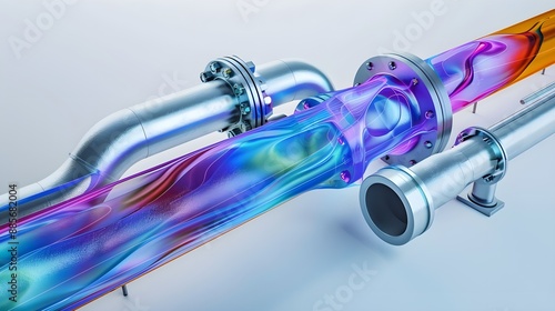 Utilizing Finite Element Analysis (FEA) for Pipe System Fluid Dynamics: In-Depth Simulation of Pressure and Velocity Distribution