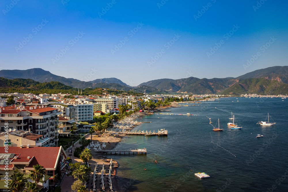 Fototapeta premium Kurort widok z lotu ptaka