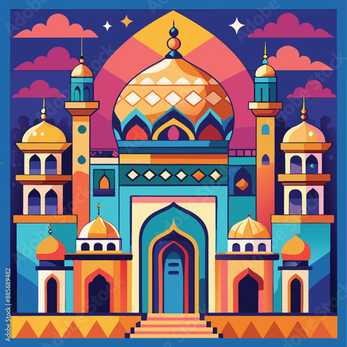 Islamic Architecture illustrations  photo