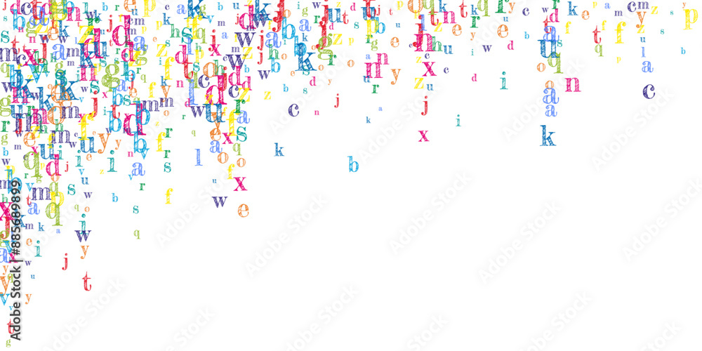 Concept of school background. Colorful childish Concept of school background. Colorful childish