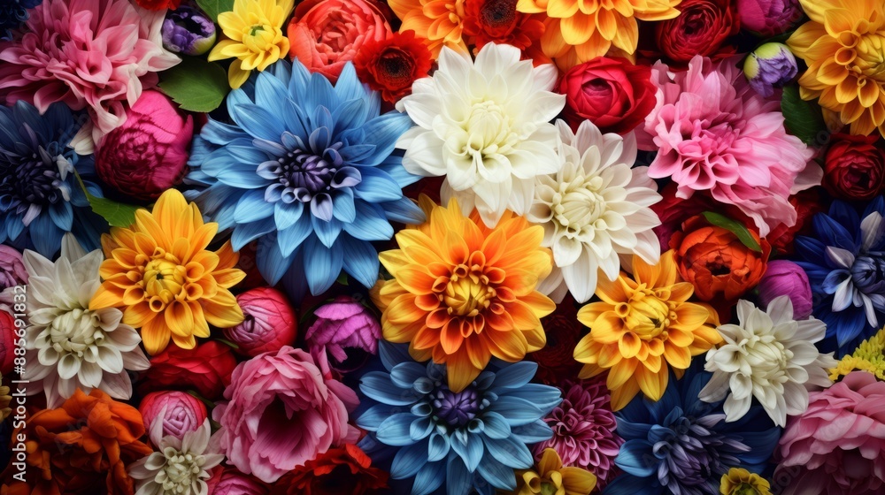 colorful flowers background pattern colorful flowers background pattern