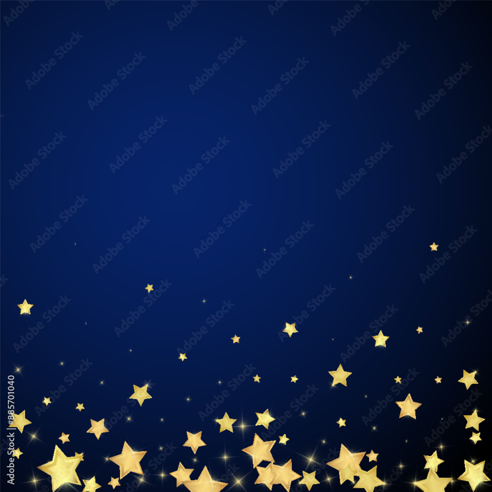 Magic stars vector overlay. Gold stars scattered Magic stars vector overlay. Gold stars scattered