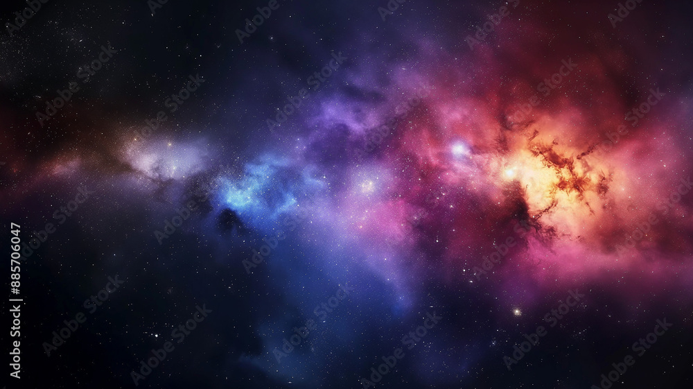 Abstract background with space, galaxies, cosmos, nebula Abstract background with space, galaxies, cosmos, nebula