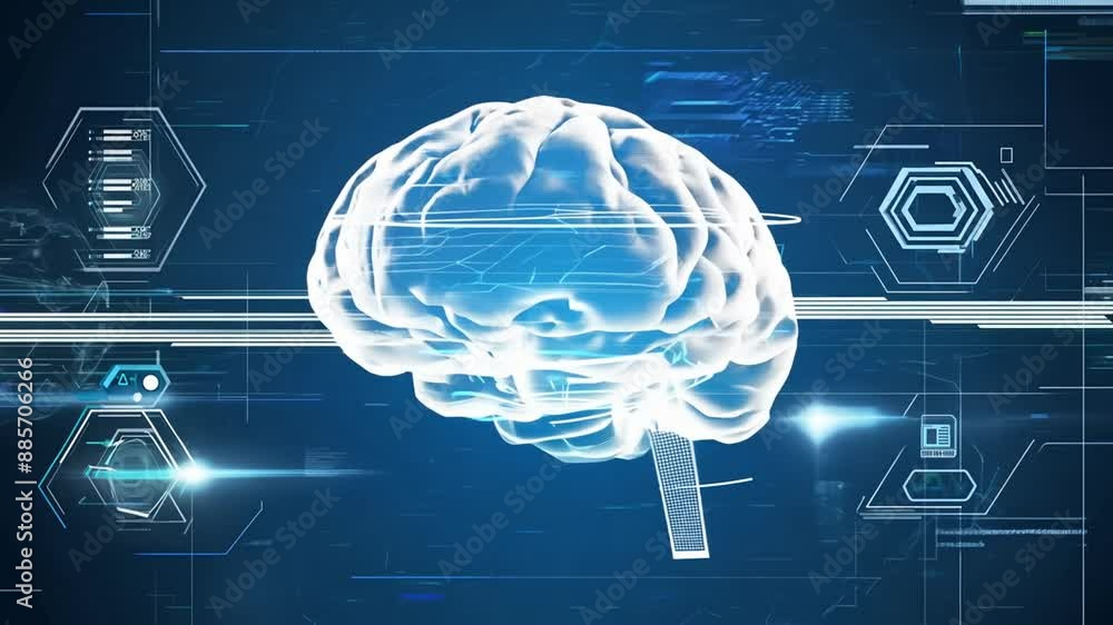 Artificial Intelligence Brain Concept Generative AI Artificial Intelligence Brain Concept Generative AI