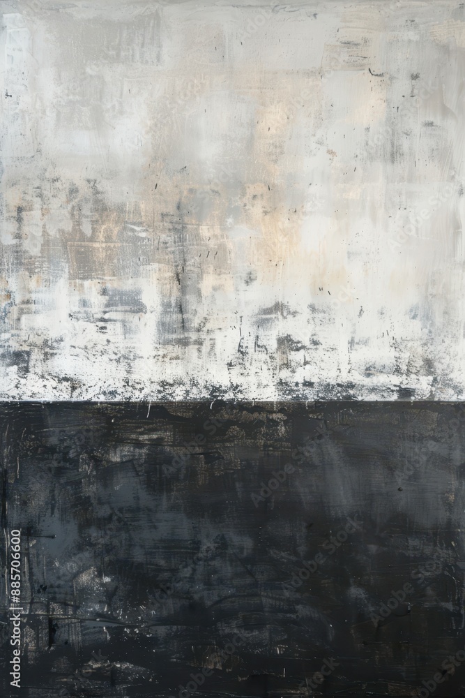 Fototapeta premium an abstract painting with black and white colors