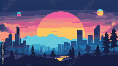 Abstract Vector Graphic