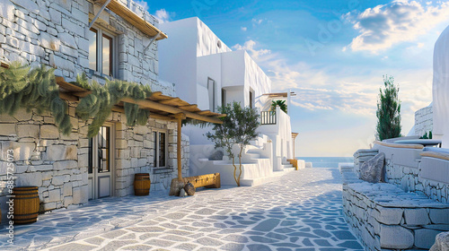 Fototapeta Naklejka Na Ścianę i Meble -  street in greece