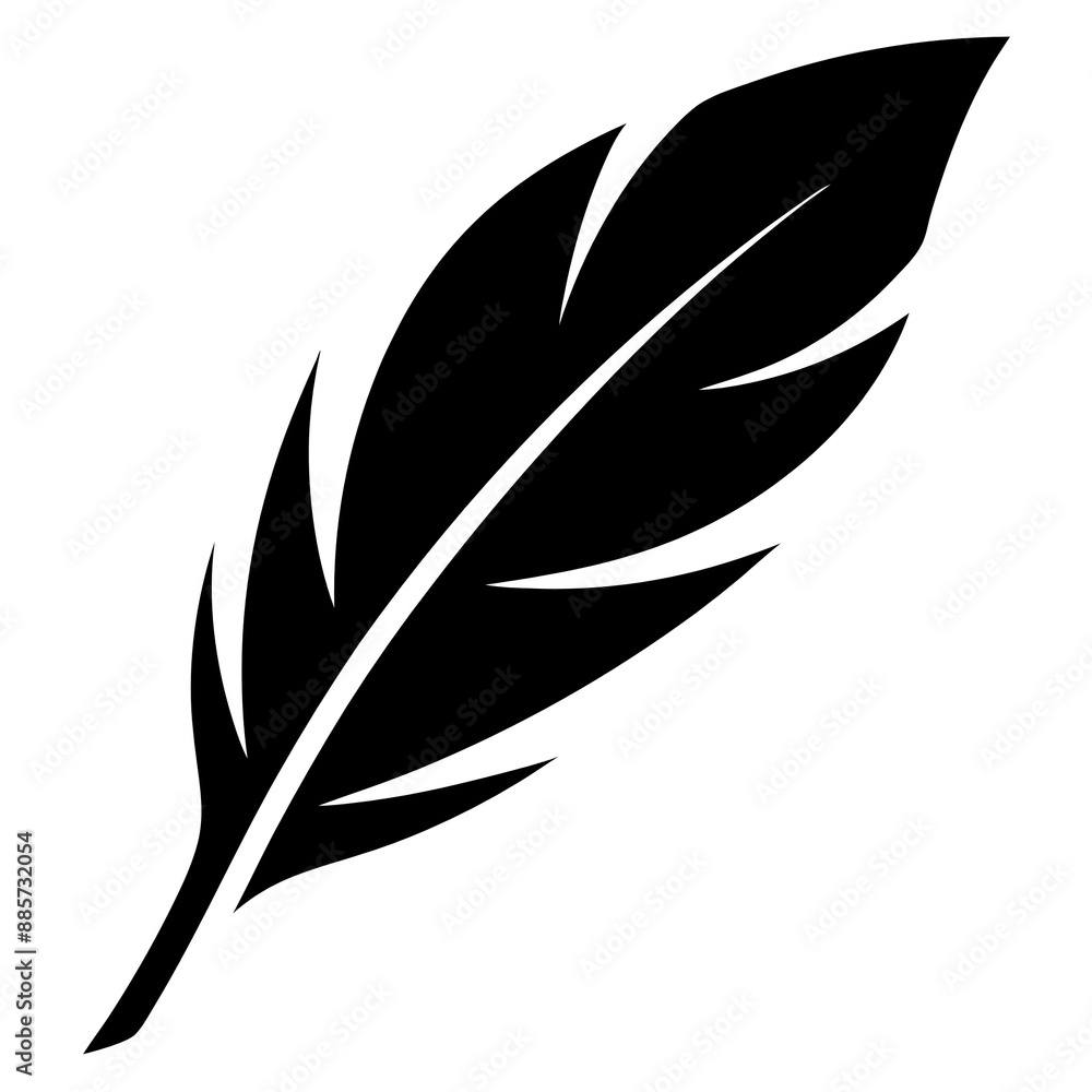 feather Icon, Black Outline, Design and Drafting Tools feather Icon, Black Outline, Design and Drafting Tools