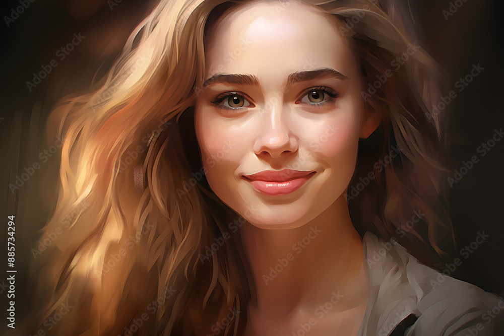 custom made wallpaper toronto digitalclose up portrait of a beautiful woman, skin, hair