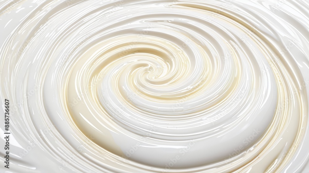 Swirl of White Paint on White Background Swirl of White Paint on White Background