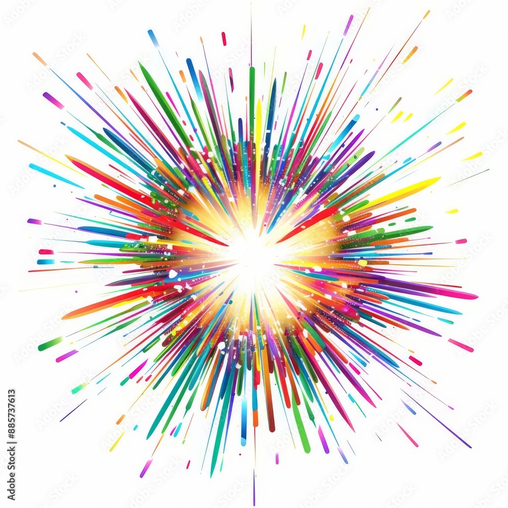 sparkles, bright burst effect, graphic design element, vibrant colors, isolated on white background sparkles, bright burst effect, graphic design element, vibrant colors, isolated on white background