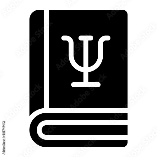 Icon of a psychology book representing mental health study