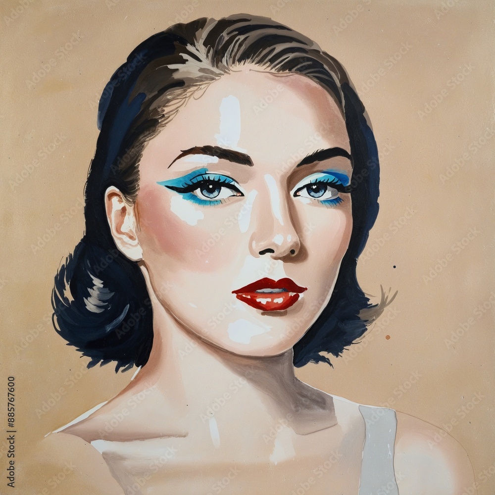 Φωτογραφία Summer Fashion and Beauty Trends: A Stunning Collection of Painted Illustrations