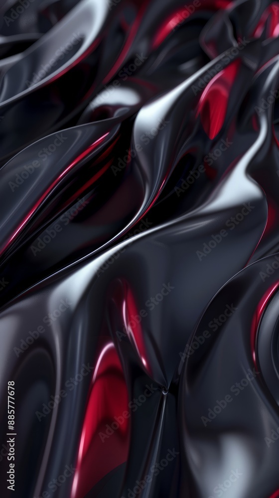 Undulating glass shape background Undulating glass shape background
