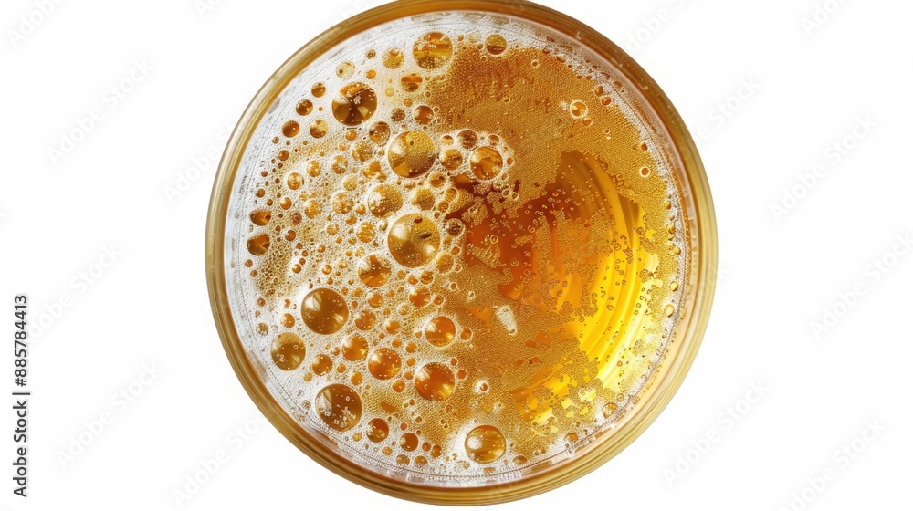 A close-up shot of a glass filled with beer A close-up shot of a glass filled with beer
