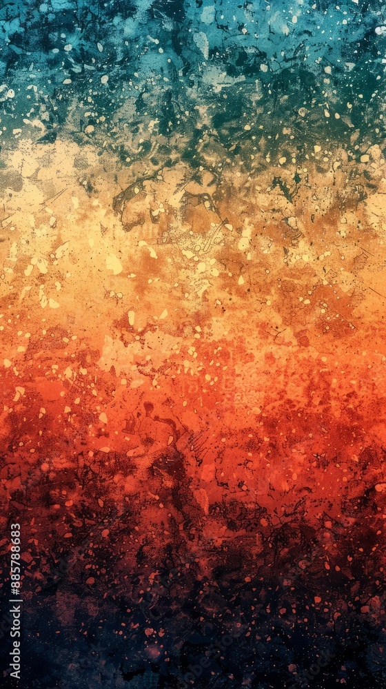 Granular gradient background Teal Orange Red Blue Retro Noise texture Summer banner poster background design Granular gradient background Teal Orange Red Blue Retro Noise texture Summer banner poster background design
