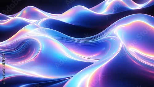 curved pastel fluid wave abstract background