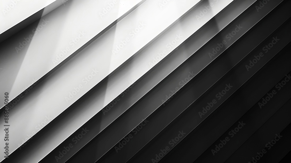 Obraz premium Monochrome Abstract Diagonal Lines
