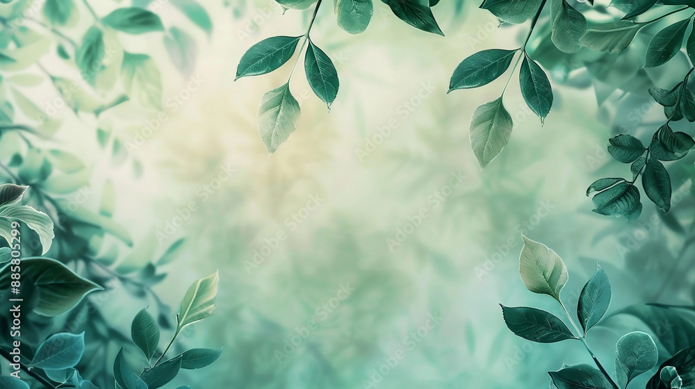 Lush Greenery in Soft Focus Lush Greenery in Soft Focus