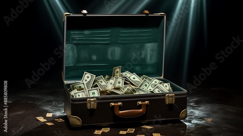 millionaire briefcase photo