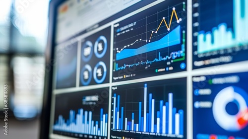 Wallpaper Mural Cutting edge conference room with advanced technology and a large touchscreen display Torontodigital.ca