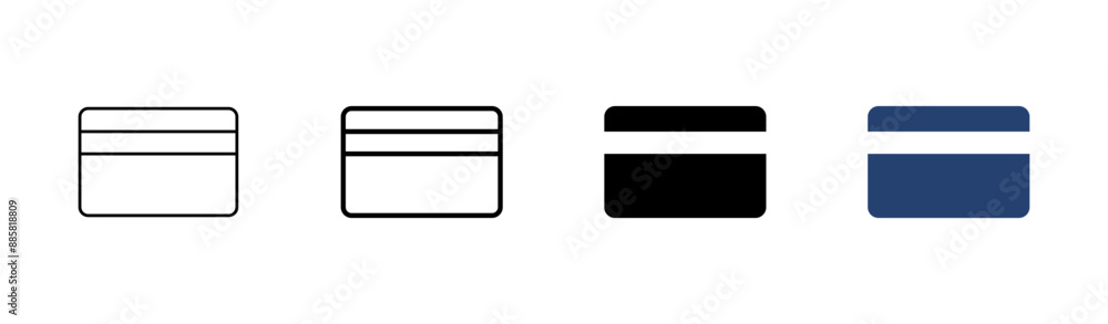 Credit card icon set. Credit card payment icon vector Credit card icon set. Credit card payment icon vector