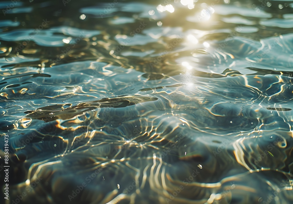 Sparkling Water Ripples Abstract Background Sparkling Water Ripples Abstract Background