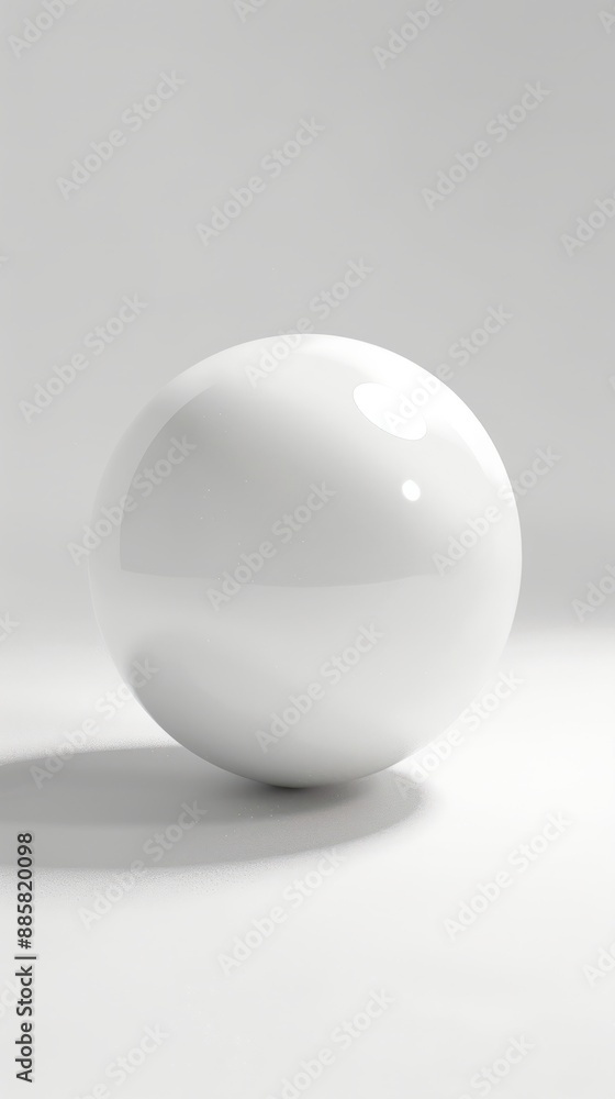 White sphere background White sphere background