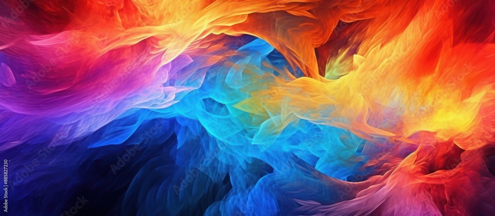 Abstract Colorful Swirling Texture Abstract Colorful Swirling Texture