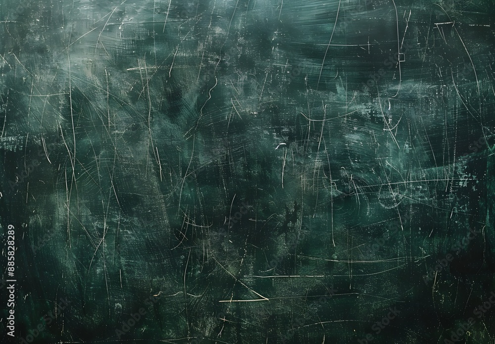 Scratched Green Chalkboard Texture Background Scratched Green Chalkboard Texture Background
