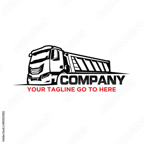 TRUCK COMPANY LOGO DESIGN TEMPLATE