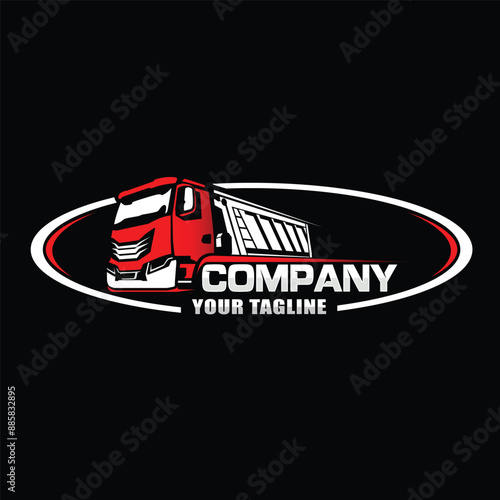 TRUCK COMPANY LOGO DESIGN TEMPLATE
