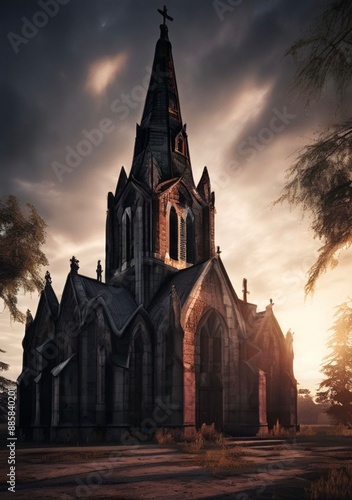 Obraz na płótnie Old Gothic church