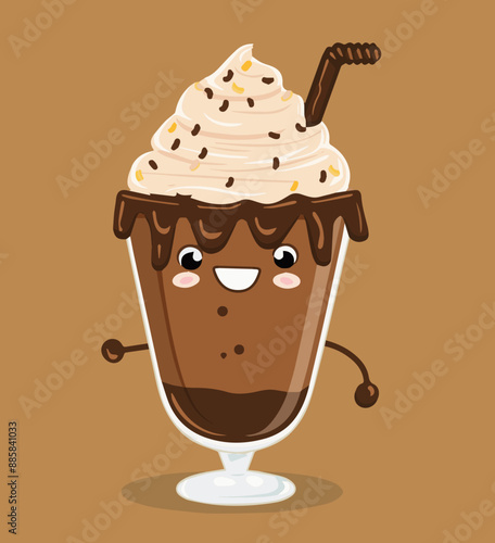 Cute Cartoon Chocolate Sund...