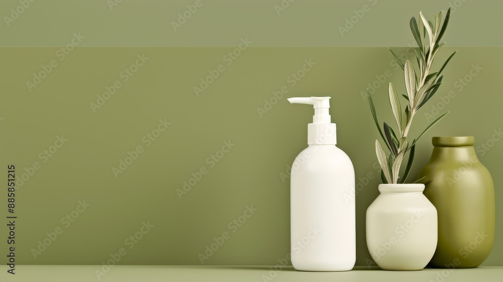 zoom burst photography of skincare products olive and beige colors zoom burst photography of skincare products olive and beige colors