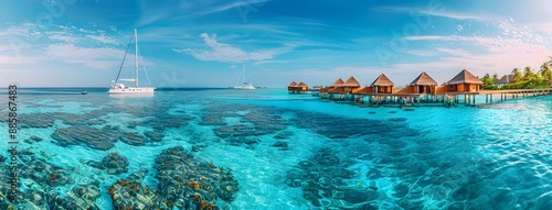 Maldives Paradise: Overwater Bungalows & Yacht