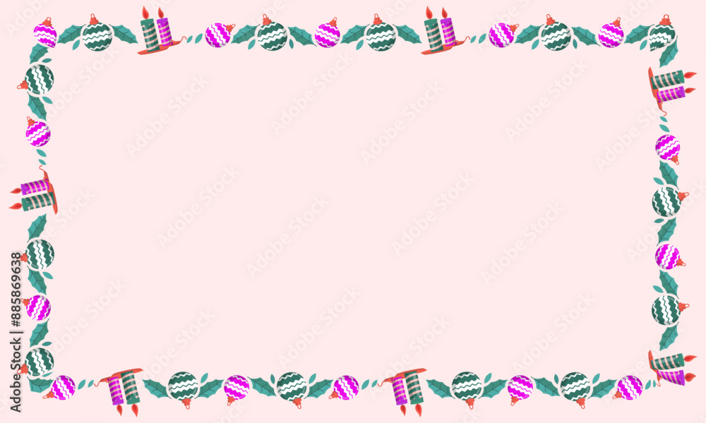 frame template for christmas season celebration, christmas wreath concept frame template for christmas season celebration, christmas wreath concept